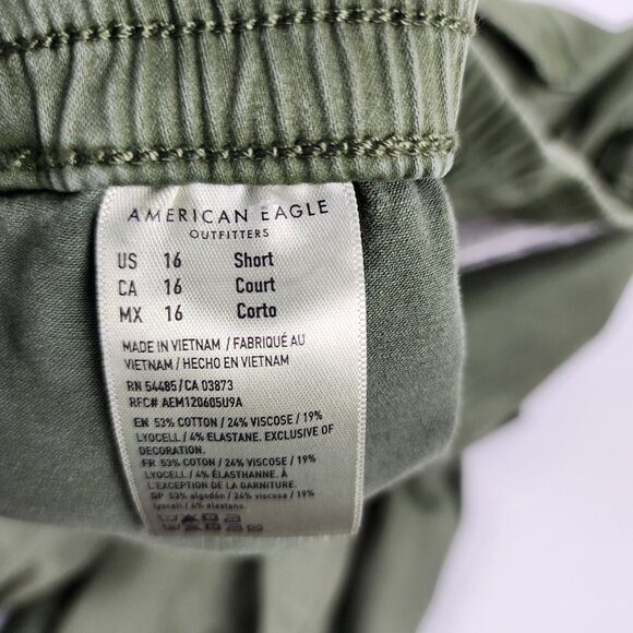 American Eagle Jogger Womens 16 Green Next Level Stretch Jegging 33x26 NWT - Picture 11 of 11